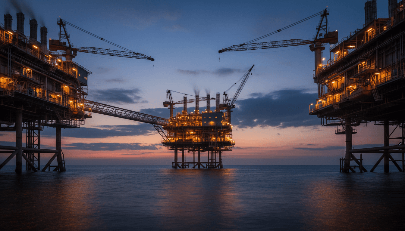 Oil and gas offshore platform operations
